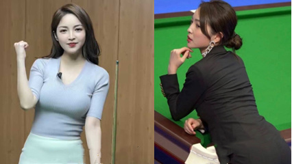网红界又出大瓜了!中式台球最美女裁判「王钟瑶」疑似被人造谣视频女主与本人相似度极高